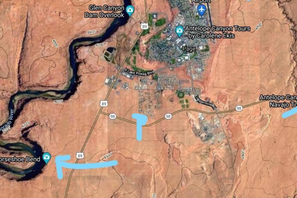 Local View Pet Friendly Boat Parking Close To Antelope Canyon Horseshoebend Page Eksteriør billede